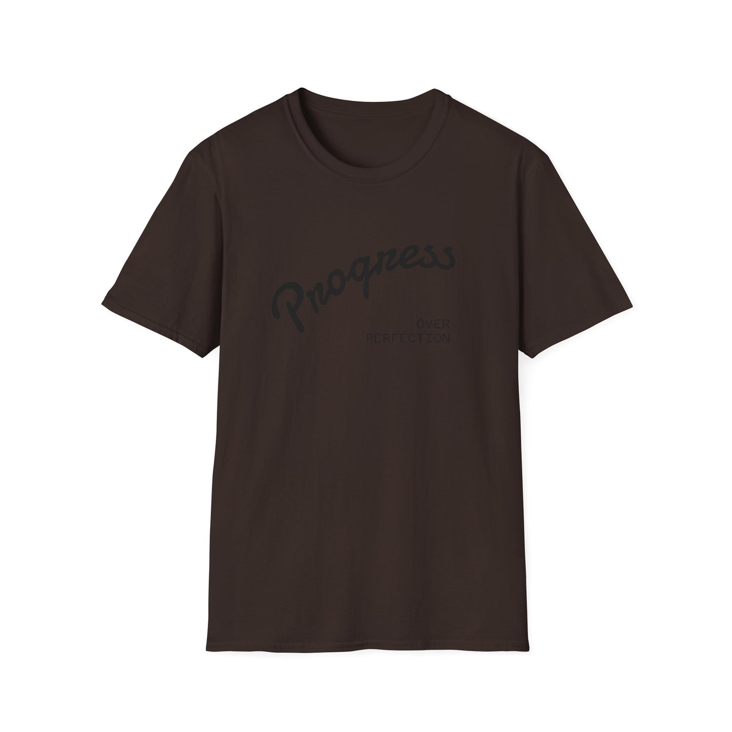 Motivational Tee: Progress Over Perfection Unisex T-Shirt