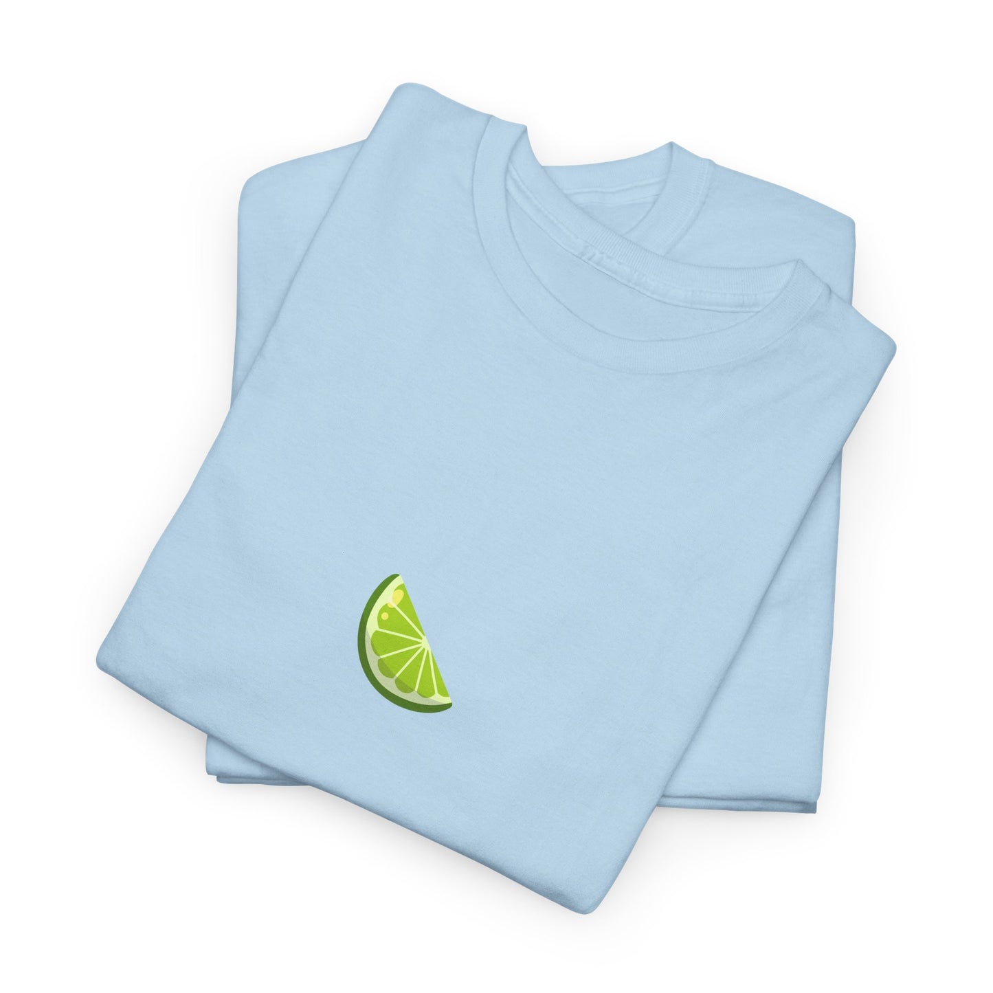 Minimal Lime Embroidered Tee – Fresh & Tangy Summer Shirt