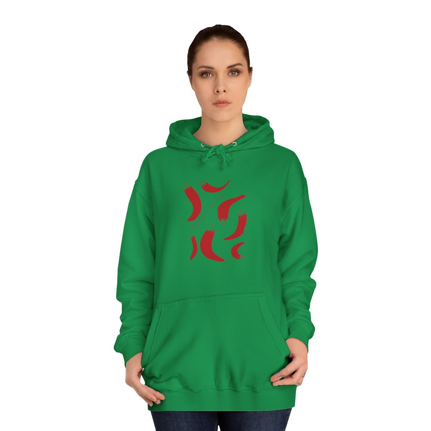 Pepers College Hoodie - You are Hottie Design