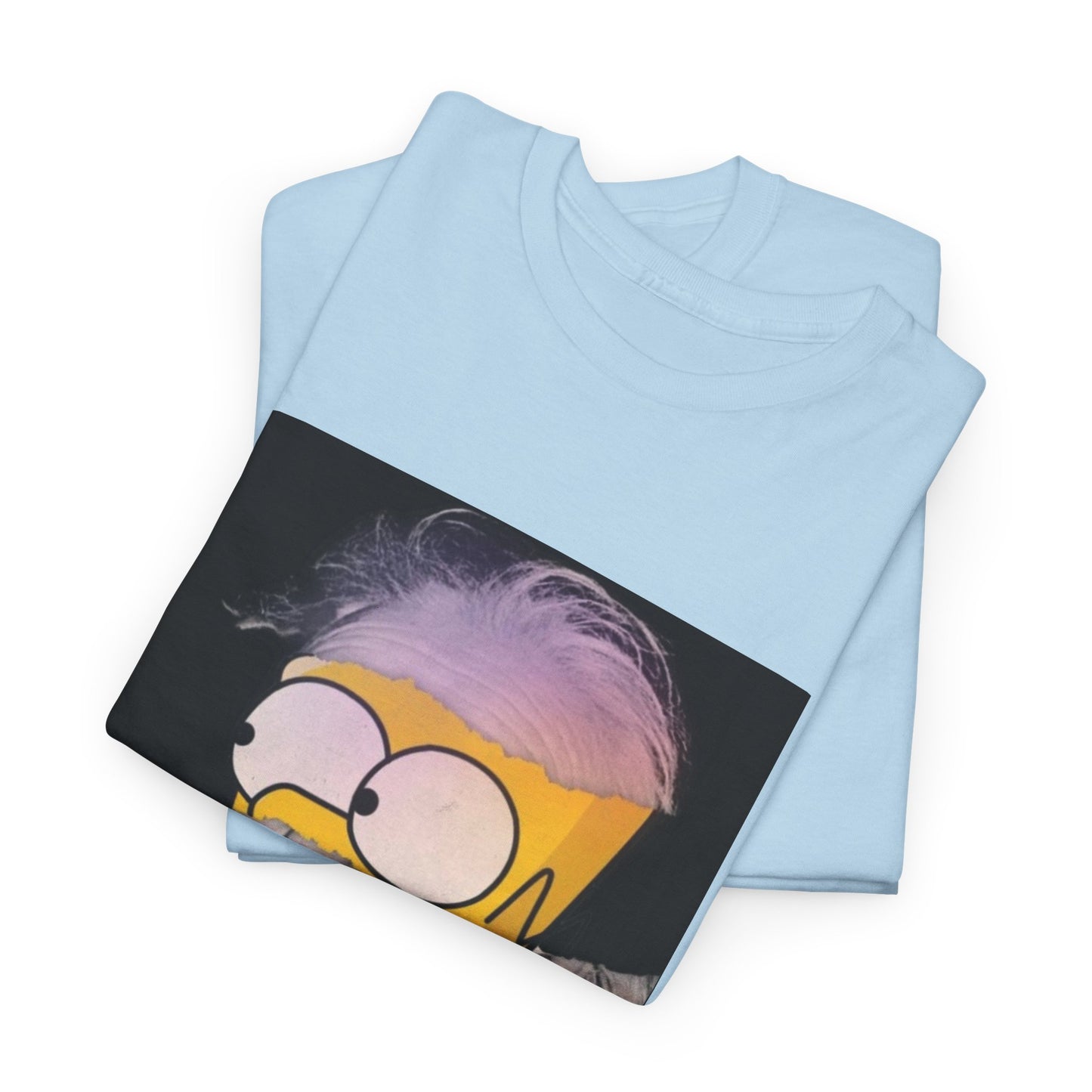 "Smart Meets Stupid" – Pop Culture Mashup Art Print (Einstein x Bart Simpson)