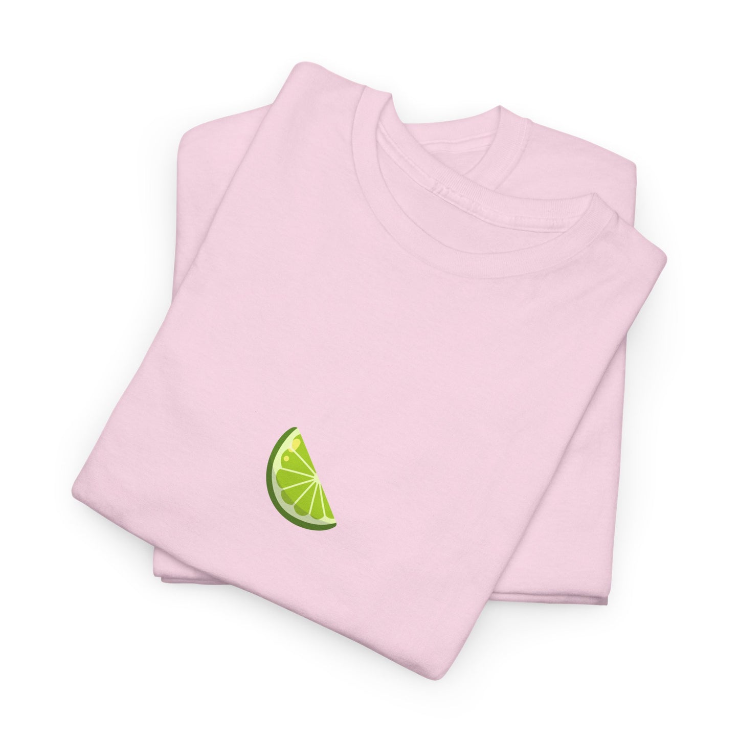 Minimal Lime Embroidered Tee – Fresh & Tangy Summer Shirt