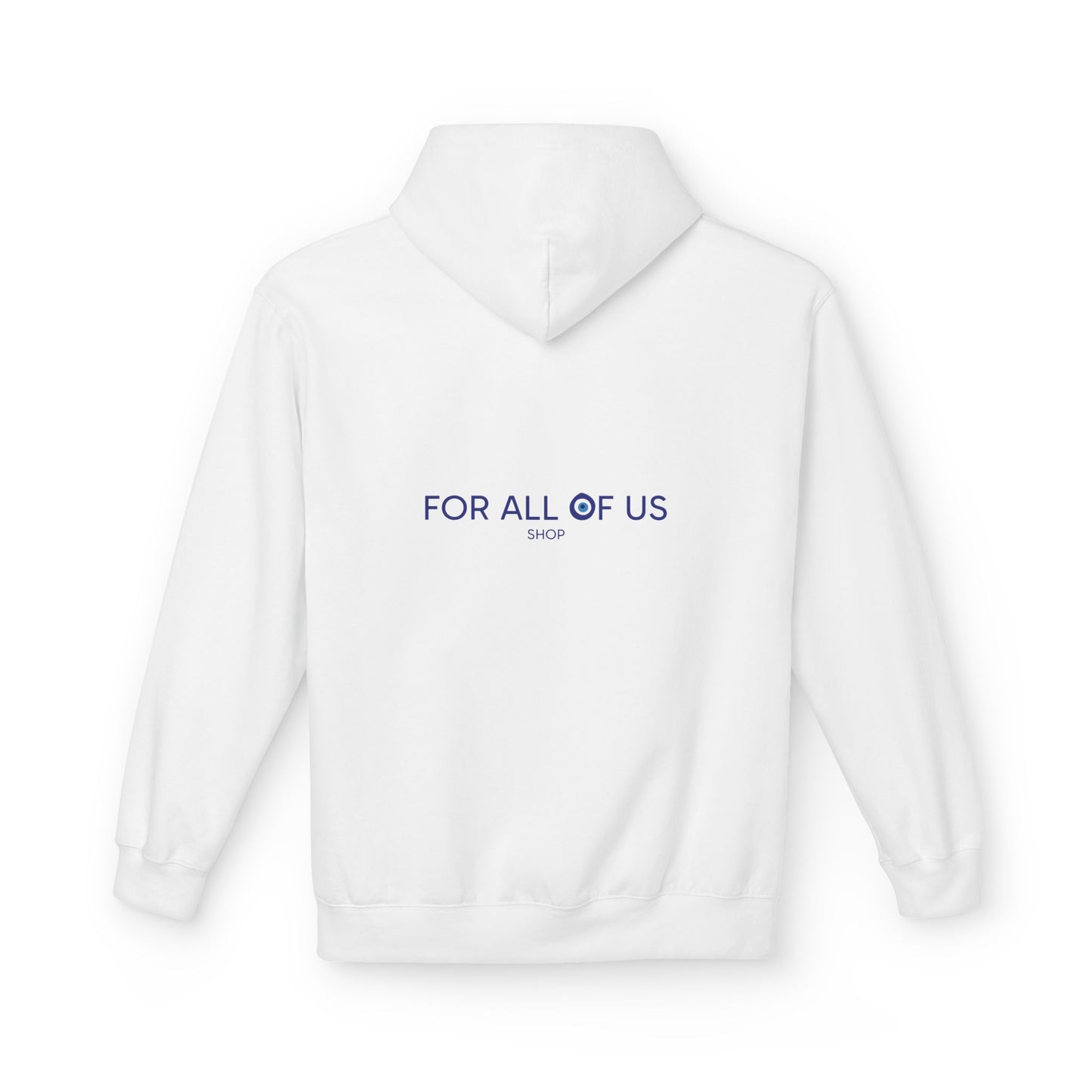 Unisex Midweight Softstyle Fleece Hoodie - Evil Eye & Brand Sign