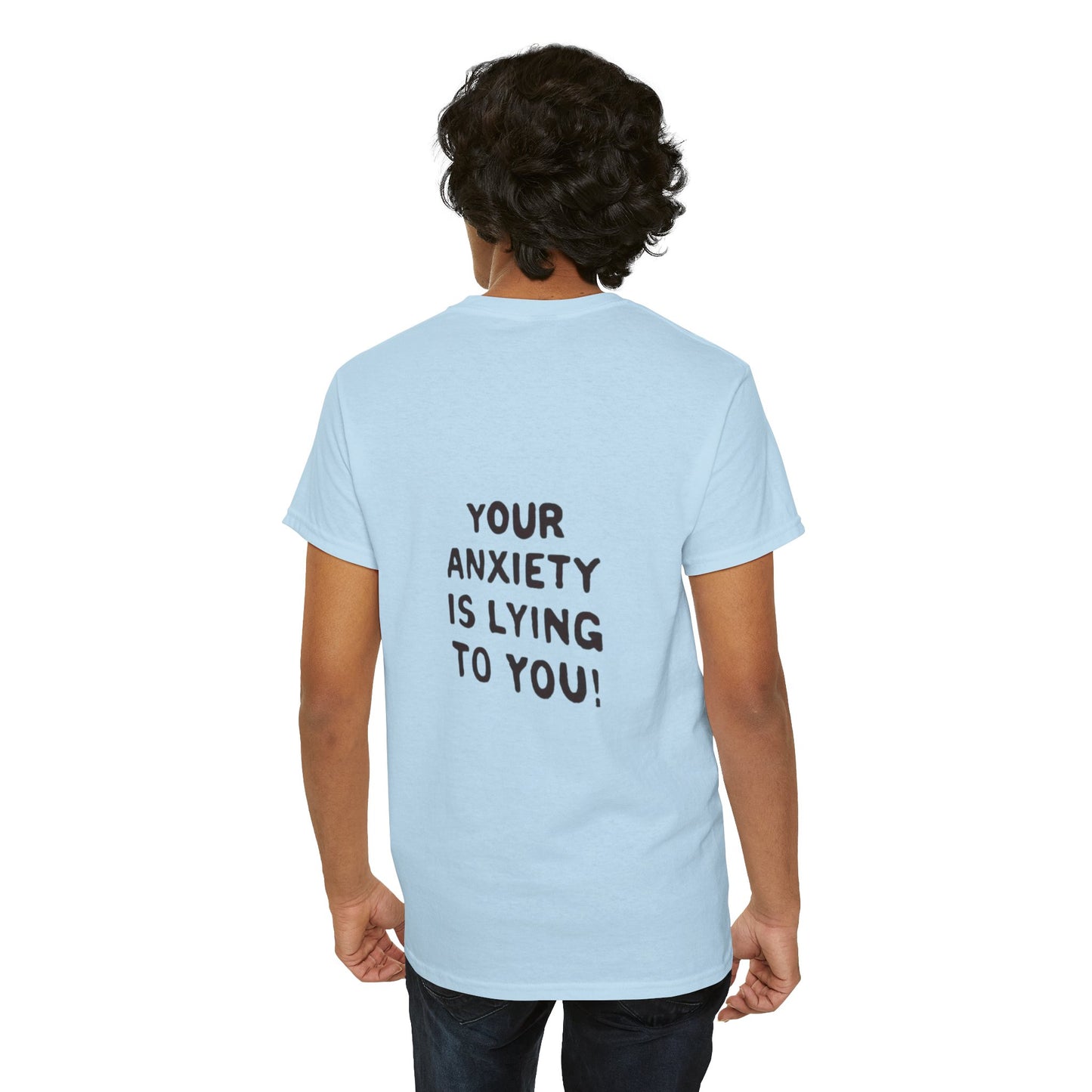 Anxiety Awareness Unisex Tee - Cool & Direct Statement T-shirt