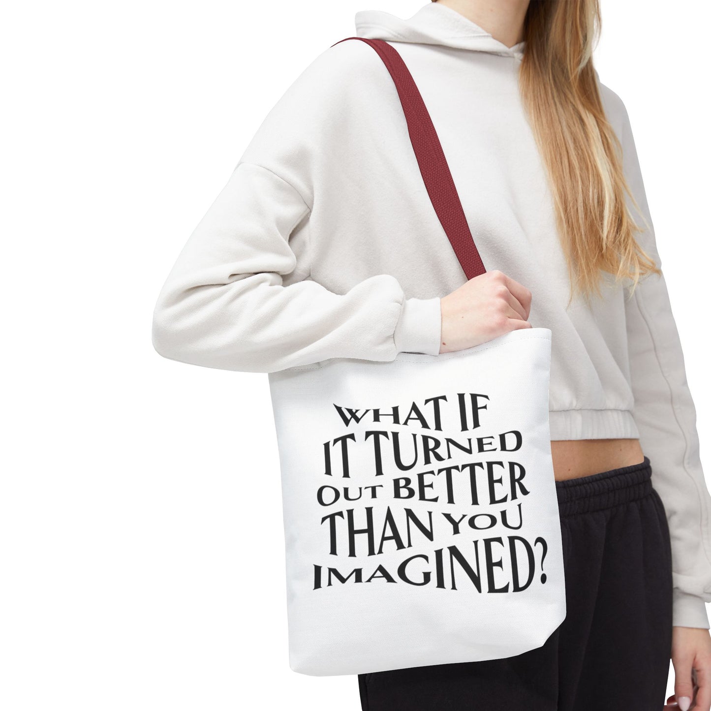 Cute & Minimalist Glass Design Tote Bag - What If It Turned Out Better Than You Imagined?