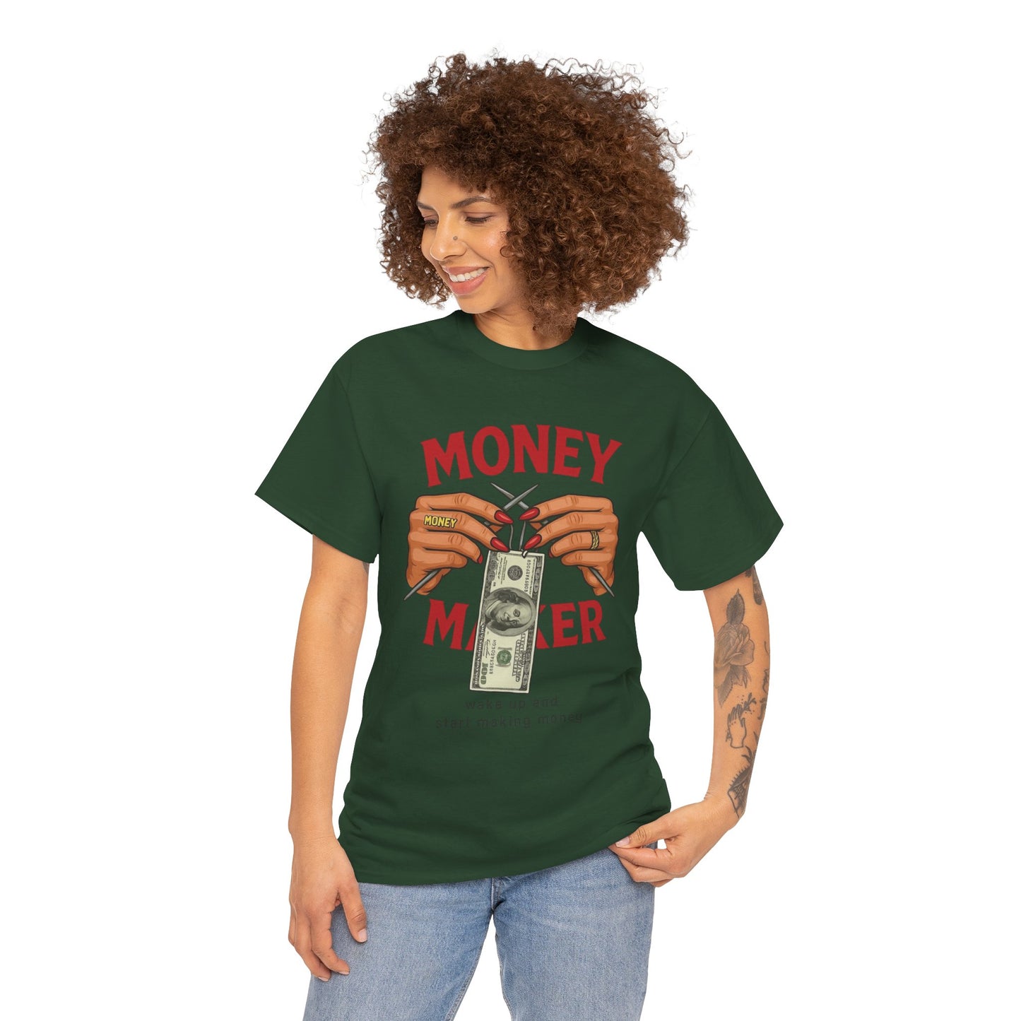 Manifesting Money Maker Tee - Unisex Cool Shirt Design