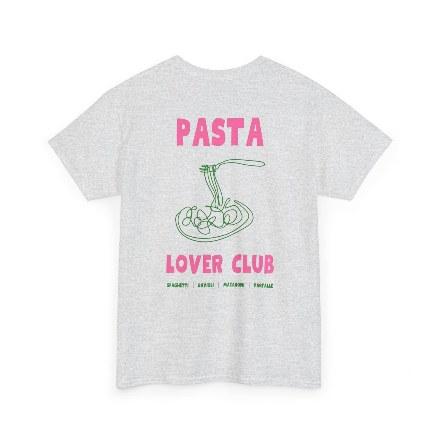 Cool Pasta Design T-Shirt - Pasta Lover Club Unisex Heavy Cotton Tee