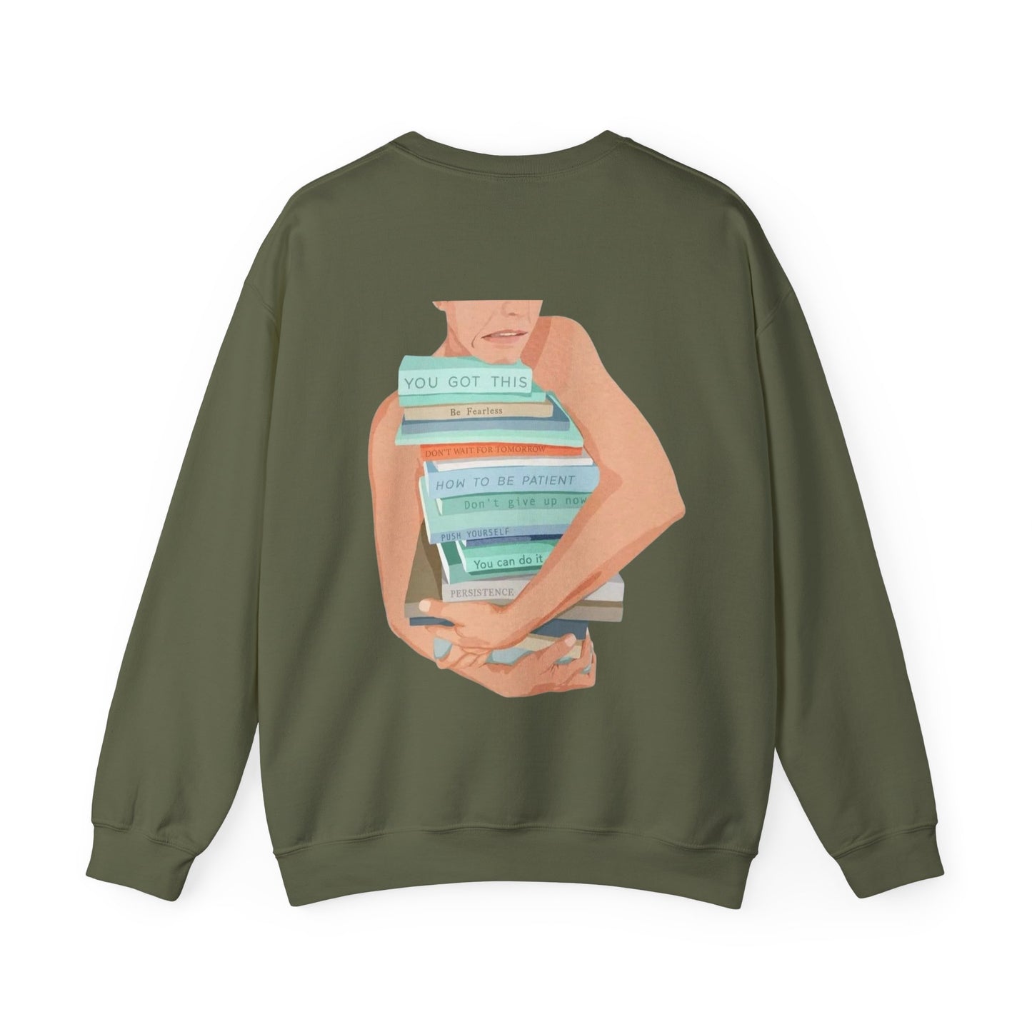 Persistence & Patience – Motivational Typography Sweatshirt