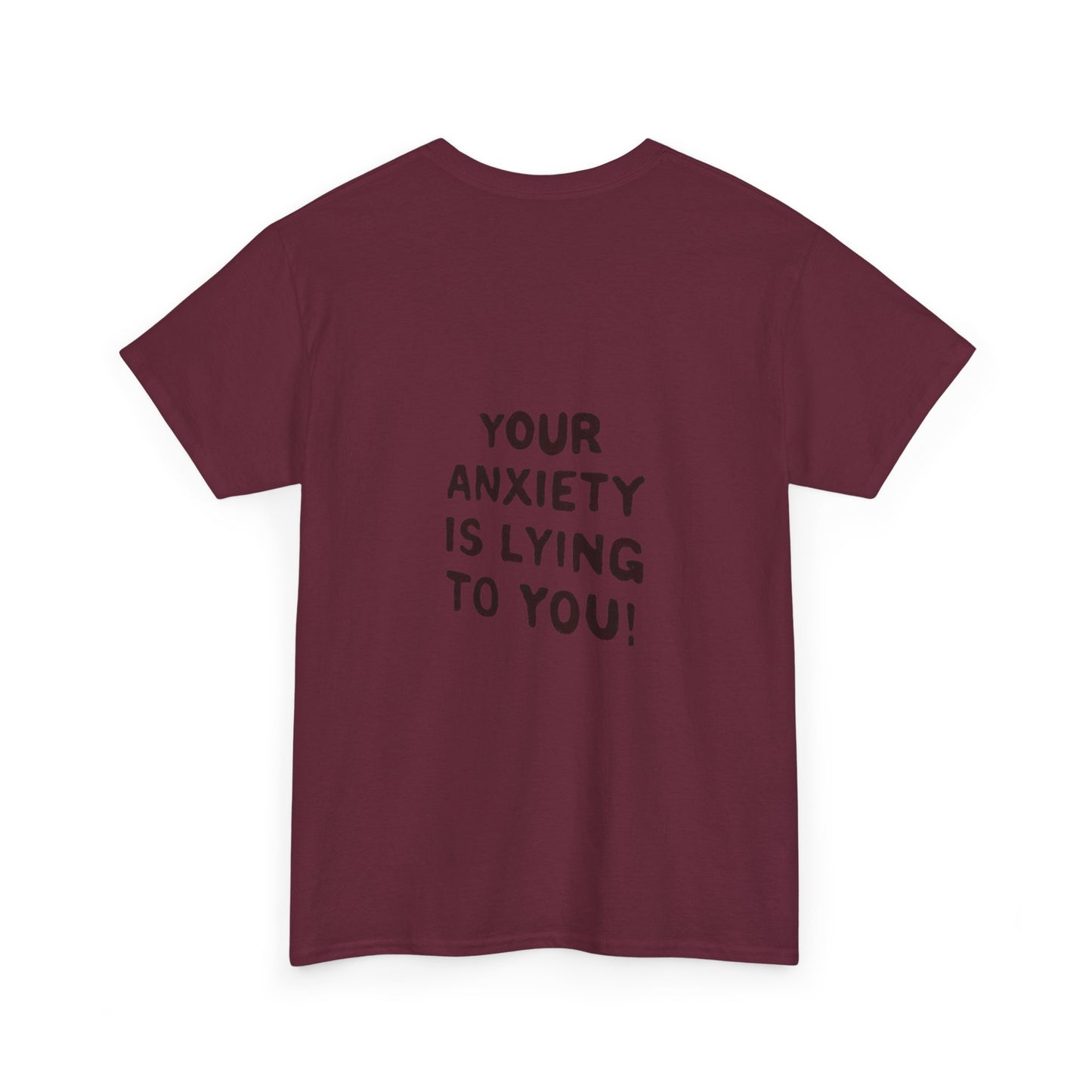 Anxiety Awareness Unisex Tee - Cool & Direct Statement T-shirt