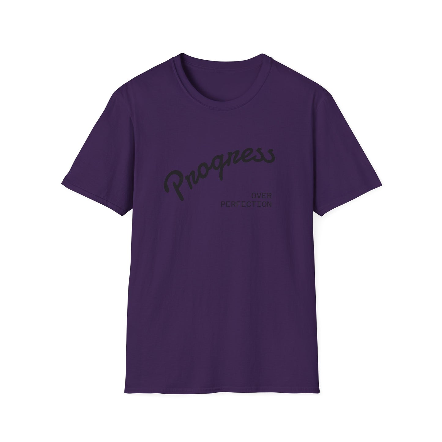 Motivational Tee: Progress Over Perfection Unisex T-Shirt