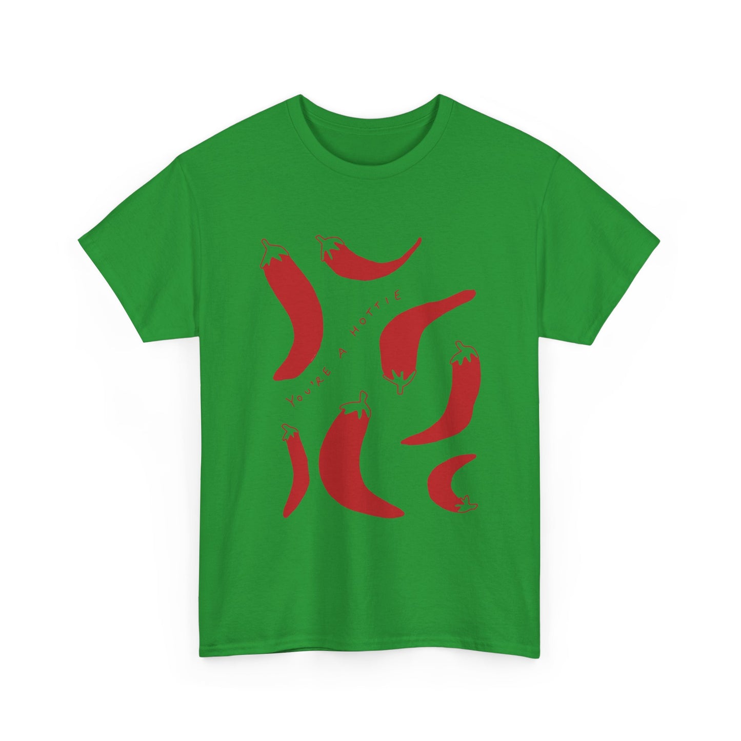 You are Hottie babe with Pepper Design - Unisex Cotton Tee