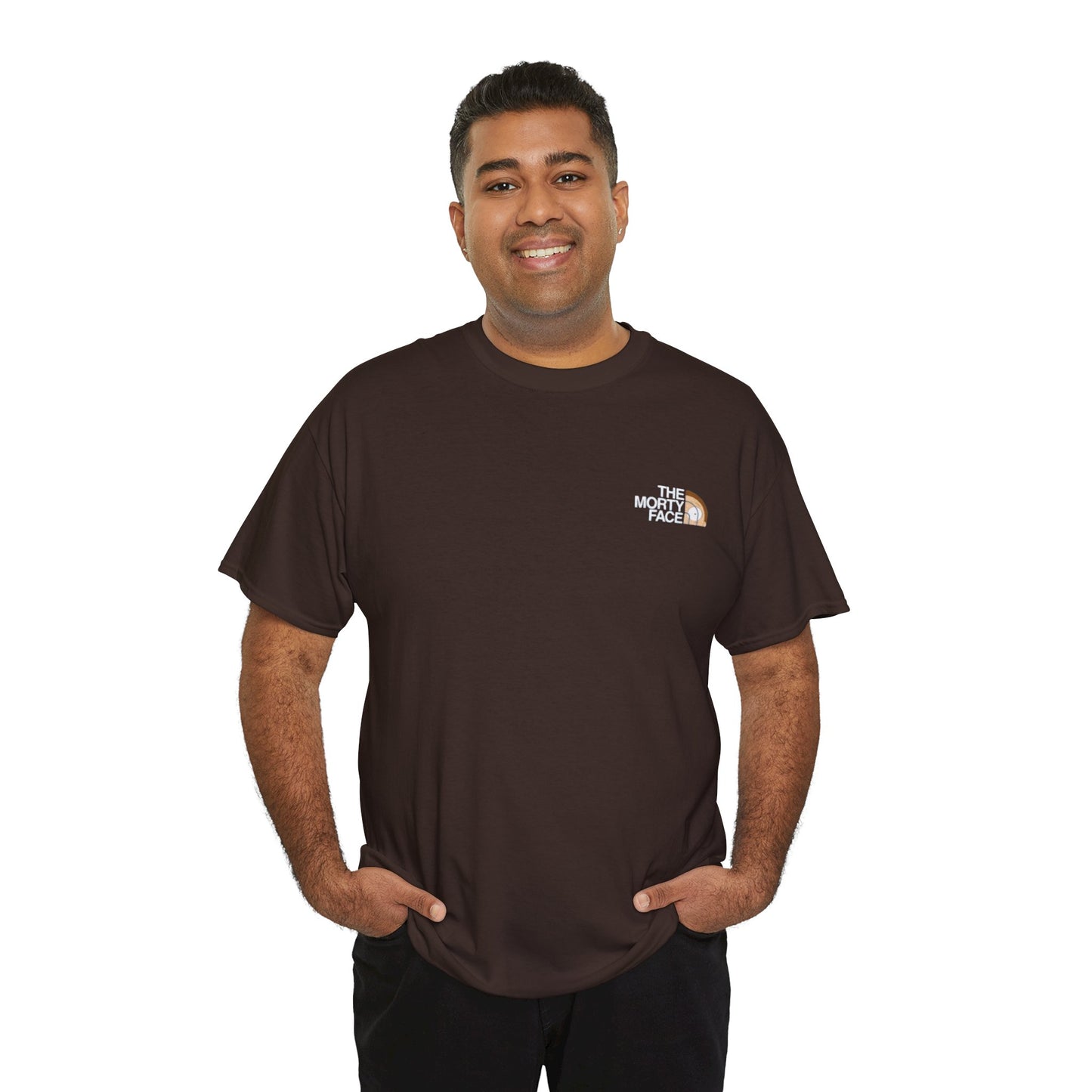Funny T-Shirt Design - The Morty Face Unisex Heavy Cotton Tee