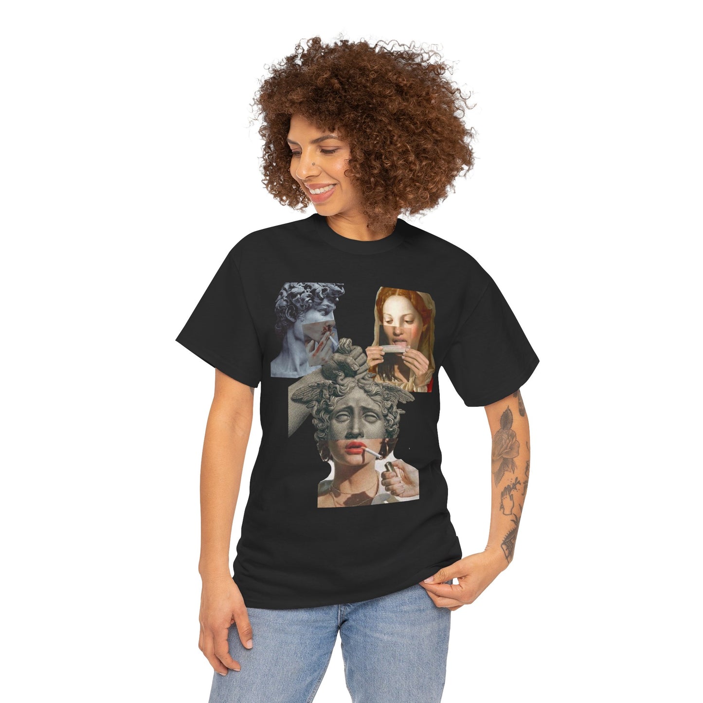 "High Renaissance, Higher Standards" Design Tee - Rolling Through the Ages Cool Shirt
