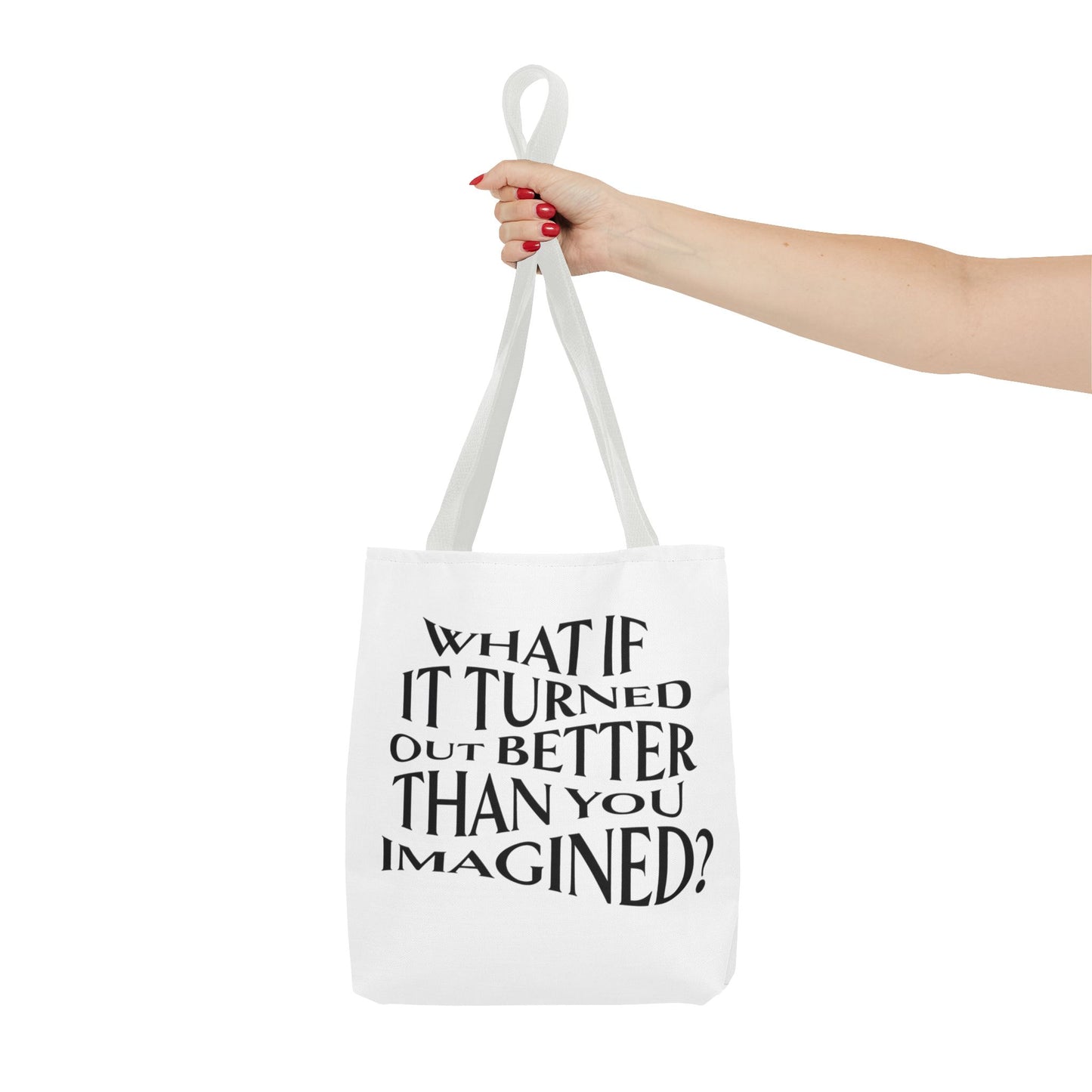 Cute & Minimalist Glass Design Tote Bag - What If It Turned Out Better Than You Imagined?