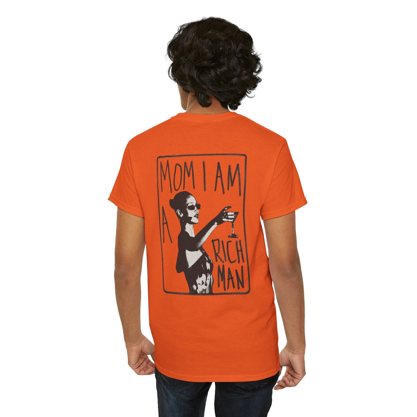 Cute Unisex T-Shirt - 'mom, i am rich man' Design