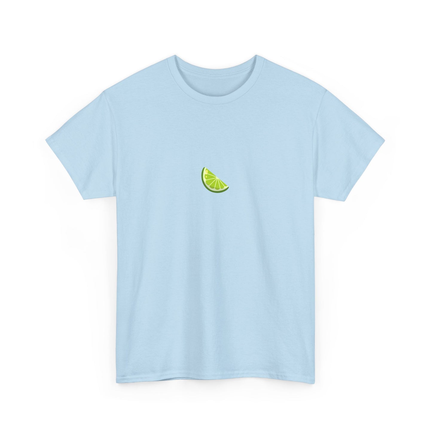 Minimal Lime Embroidered Tee – Fresh & Tangy Summer Shirt