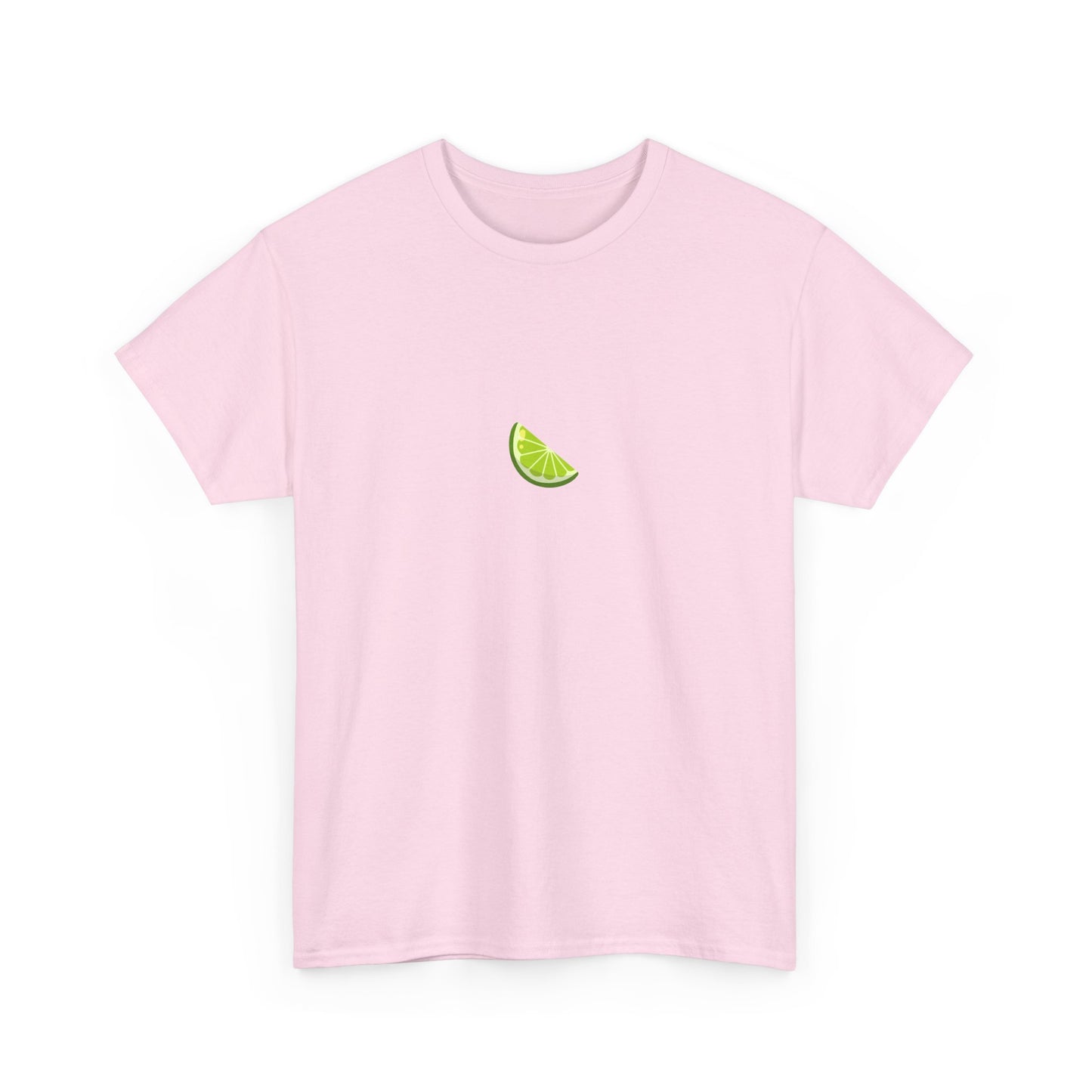 Minimal Lime Embroidered Tee – Fresh & Tangy Summer Shirt