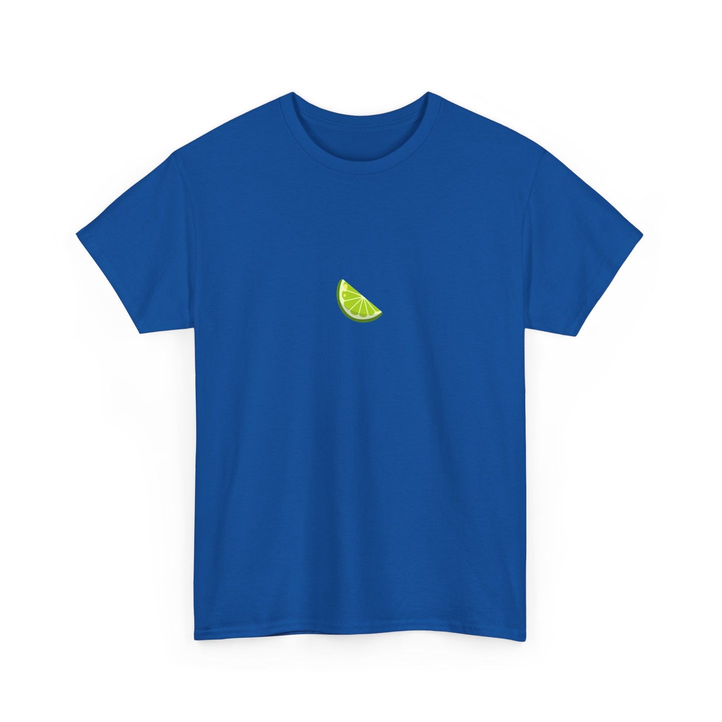 Minimal Lime Embroidered Tee – Fresh & Tangy Summer Shirt