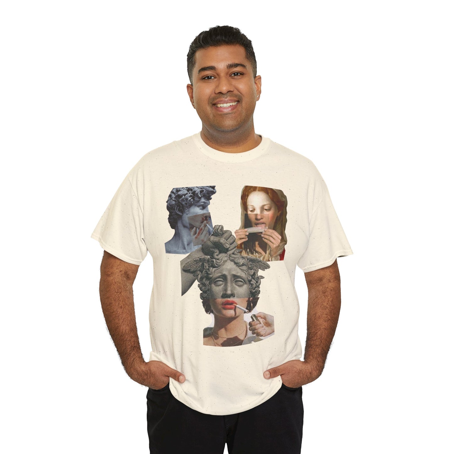 "High Renaissance, Higher Standards" Design Tee - Rolling Through the Ages Cool Shirt