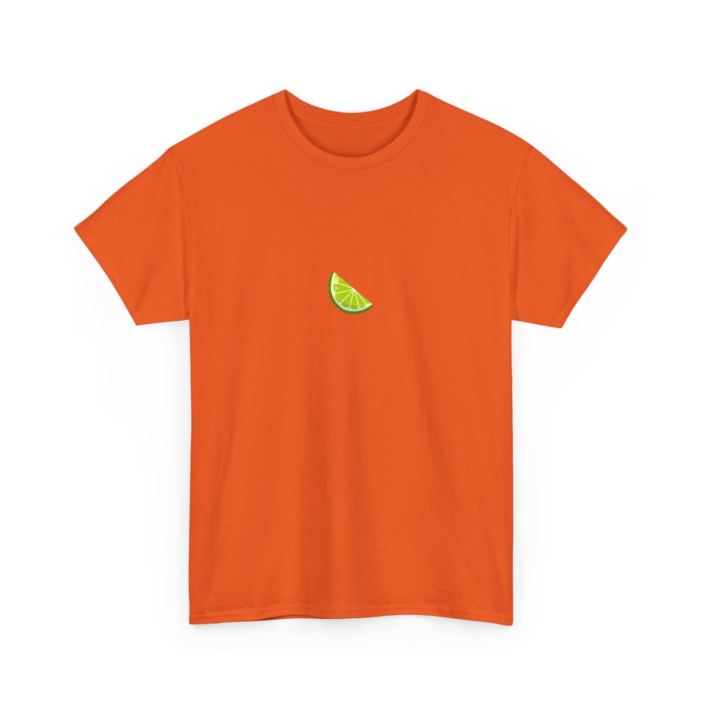 Minimal Lime Embroidered Tee – Fresh & Tangy Summer Shirt