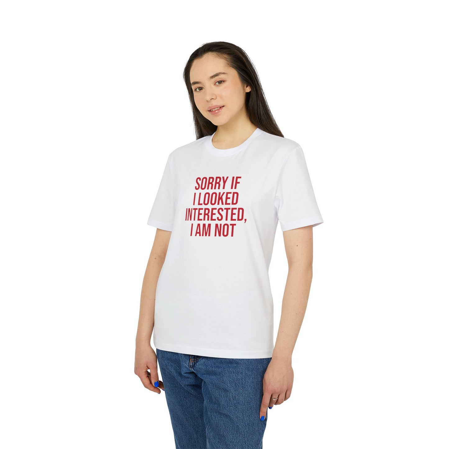 Unisex Cool & Direct T-shirt - I'm not interested.