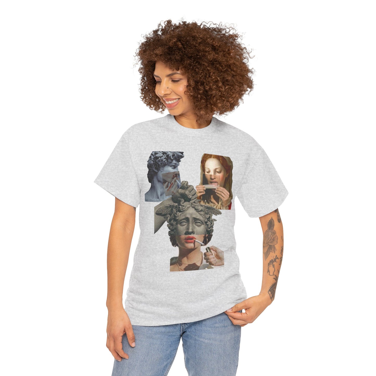 "High Renaissance, Higher Standards" Design Tee - Rolling Through the Ages Cool Shirt