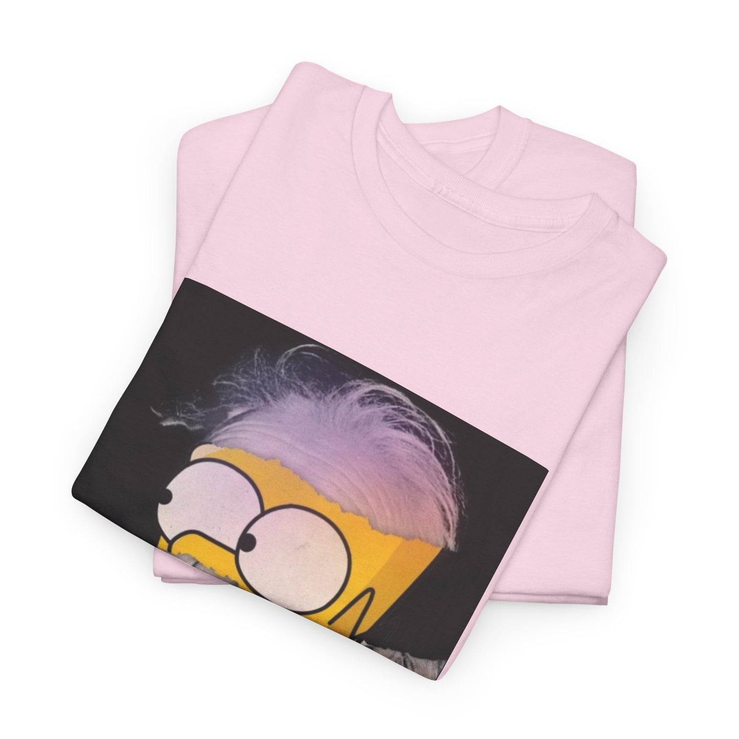 "Smart Meets Stupid" – Pop Culture Mashup Art Print (Einstein x Bart Simpson)