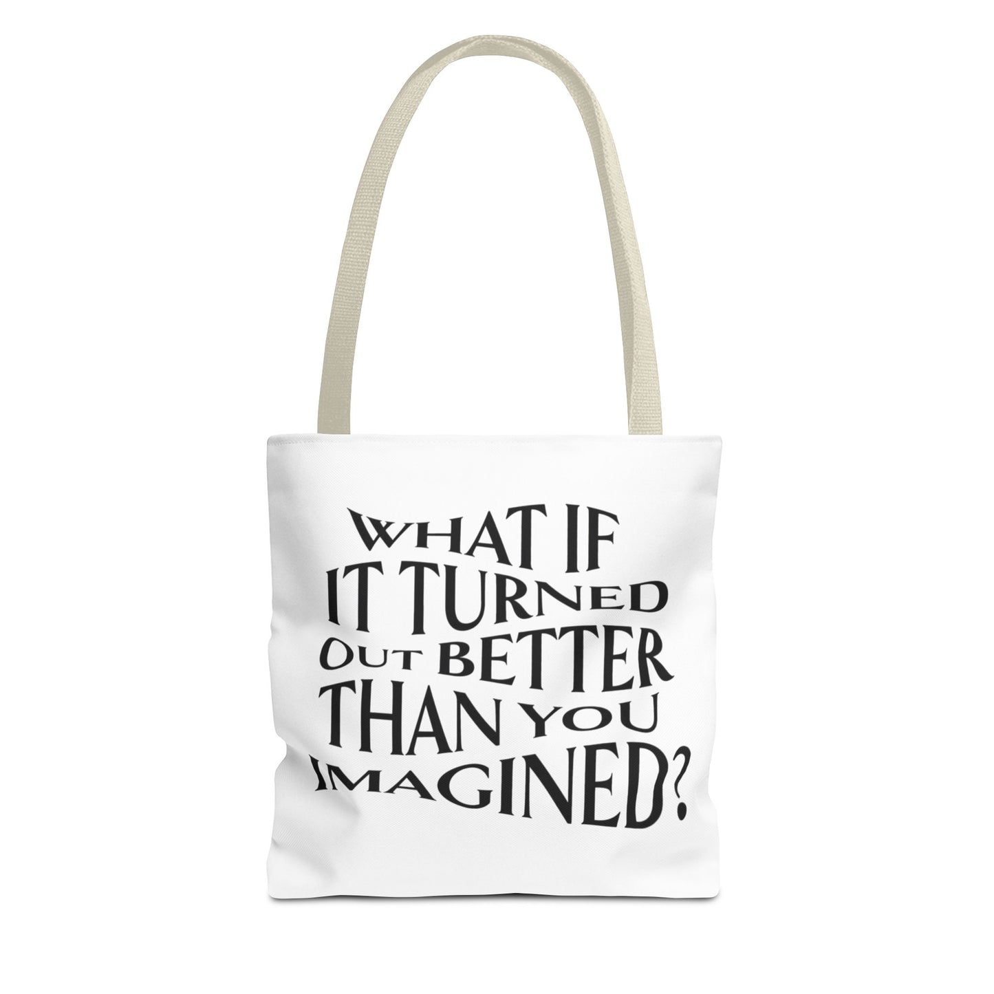 Cute & Minimalist Glass Design Tote Bag - What If It Turned Out Better Than You Imagined?