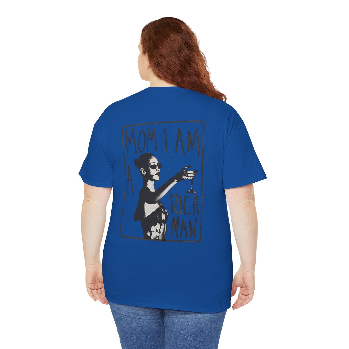 Cute Unisex T-Shirt - 'mom, i am rich man' Design