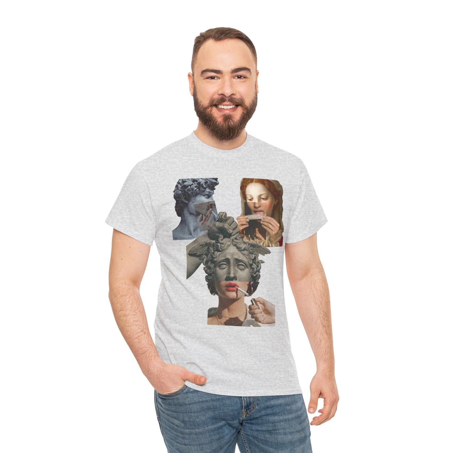 "High Renaissance, Higher Standards" Design Tee - Rolling Through the Ages Cool Shirt