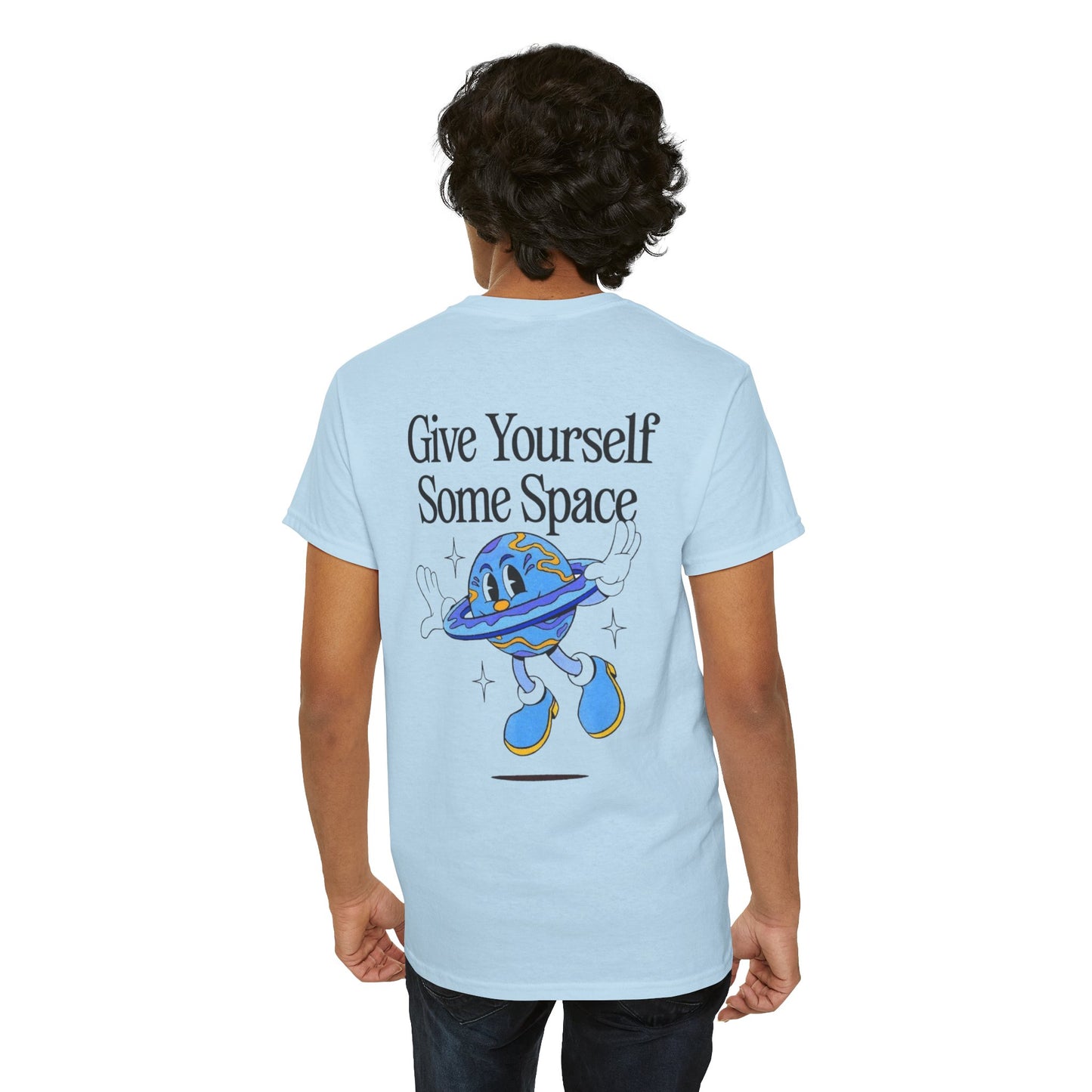 Cute Space Print Unisex Tee - Give Yourself Some Space Design