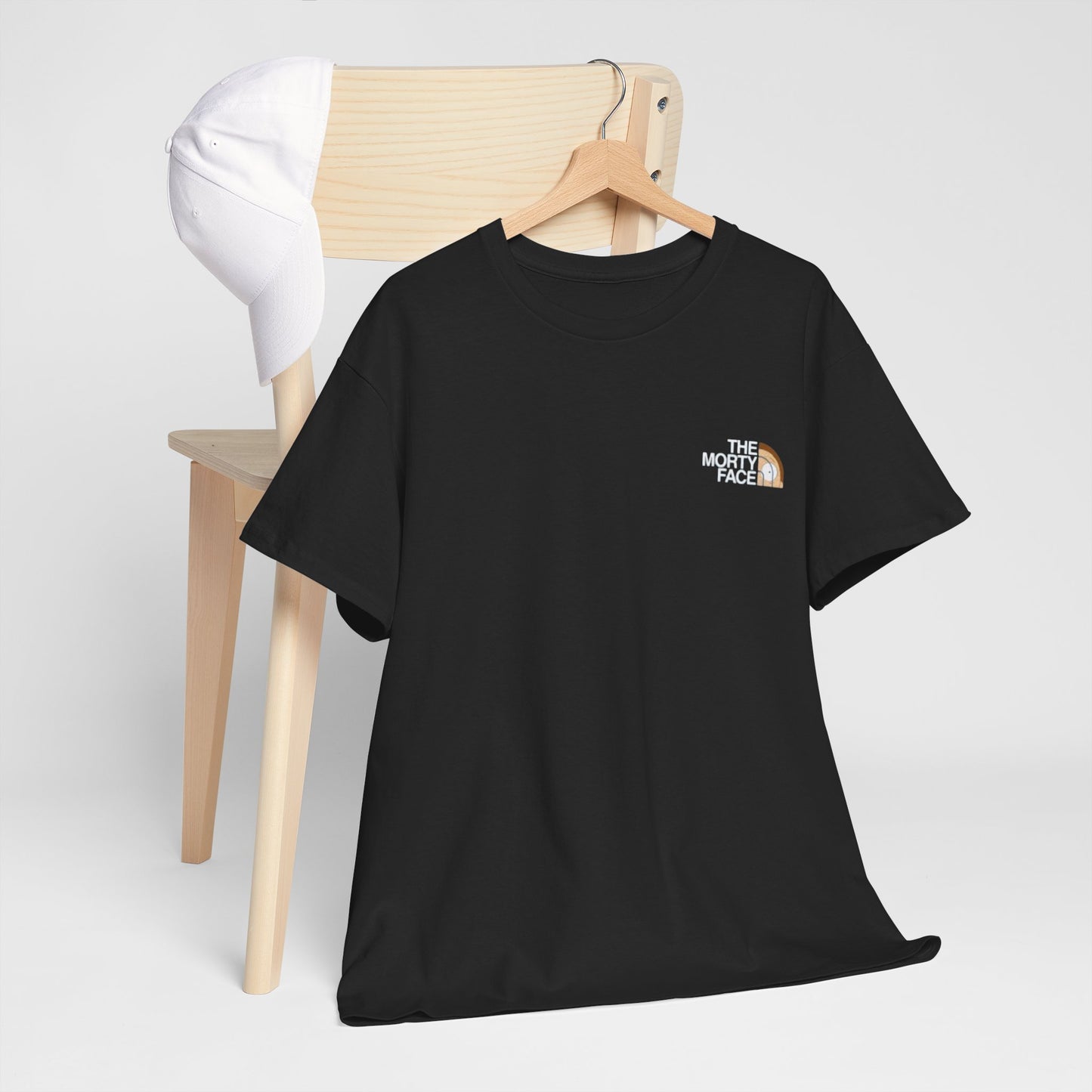 Funny T-Shirt Design - The Morty Face Unisex Heavy Cotton Tee