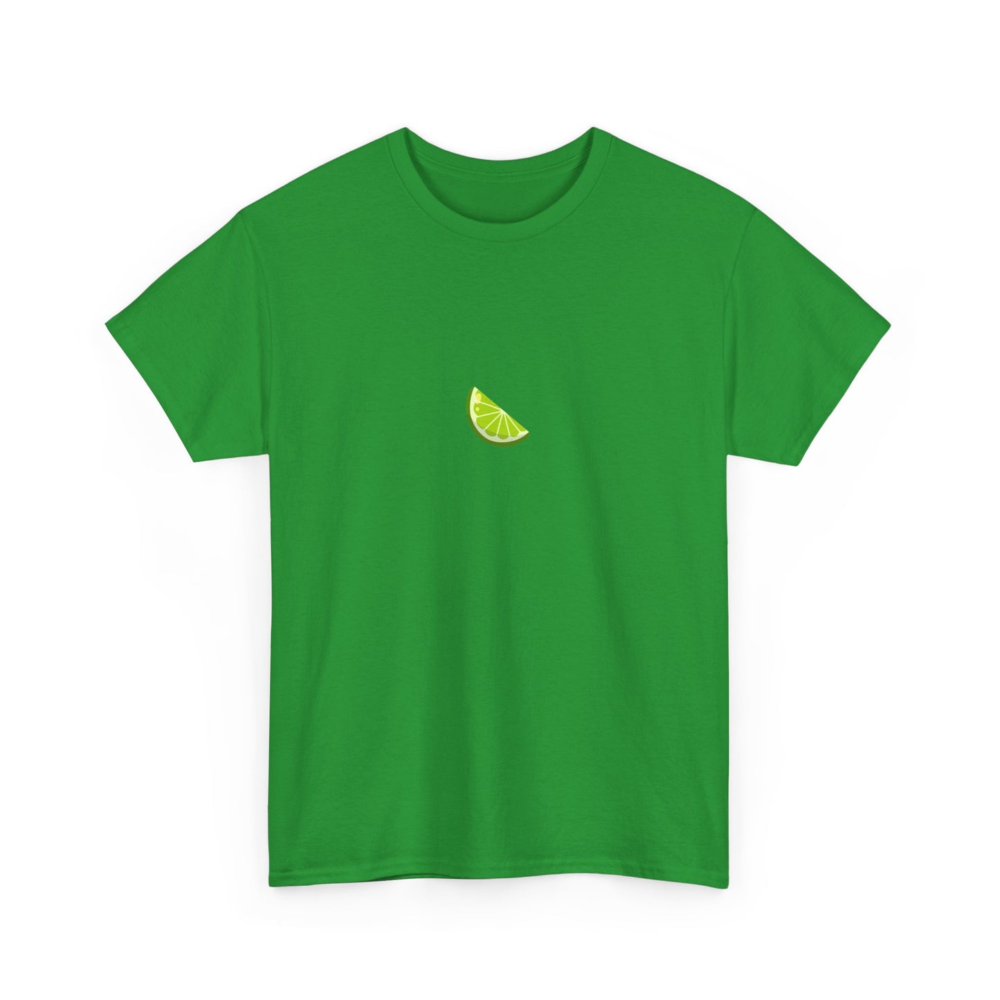 Minimal Lime Embroidered Tee – Fresh & Tangy Summer Shirt