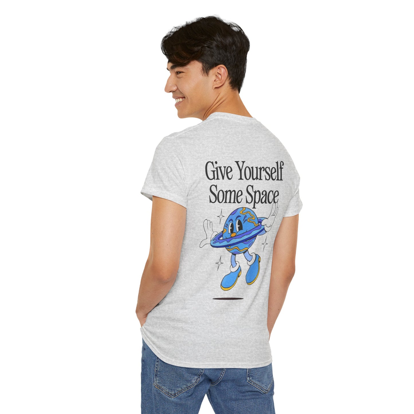 Cute Space Print Unisex Tee - Give Yourself Some Space Design