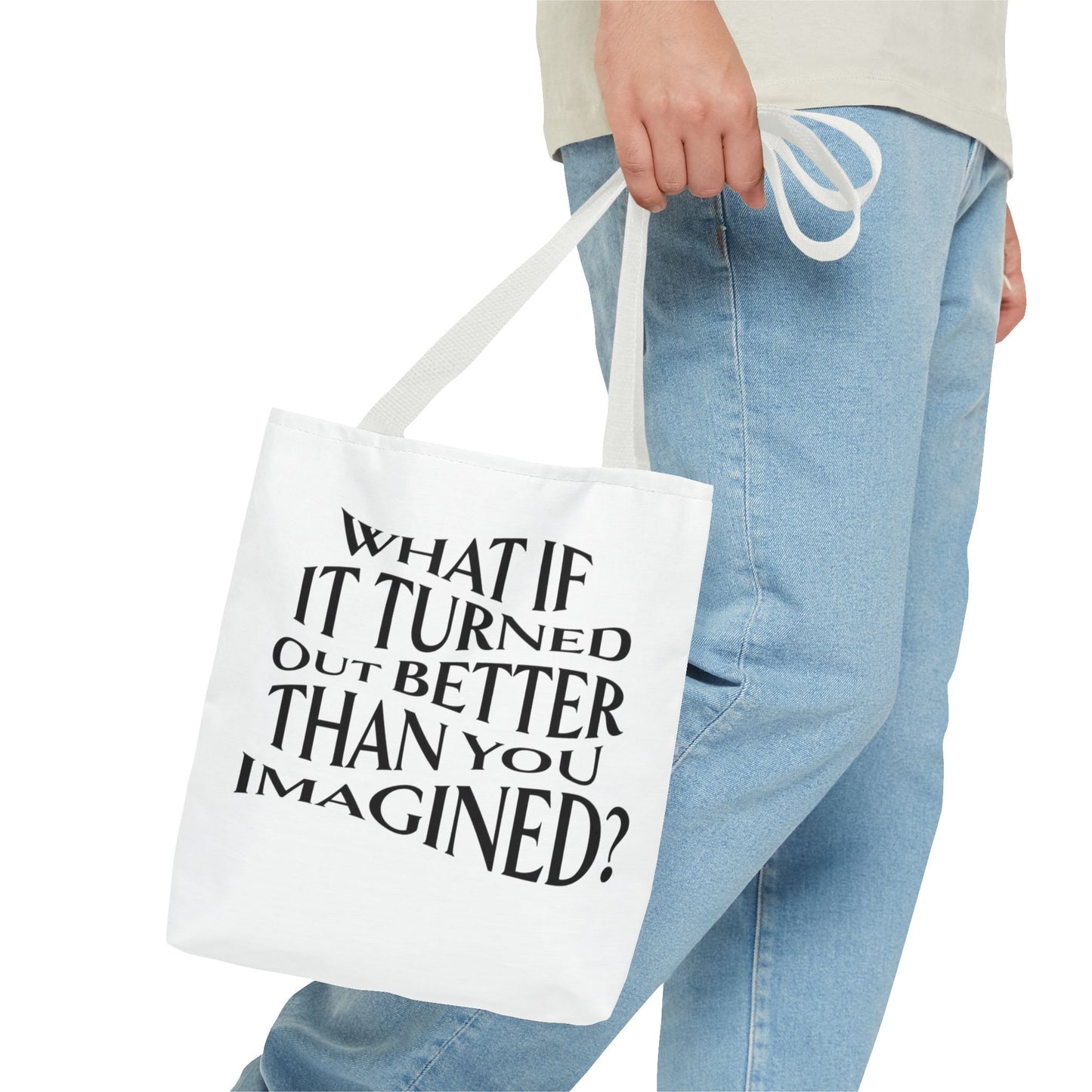 Cute & Minimalist Glass Design Tote Bag - What If It Turned Out Better Than You Imagined?