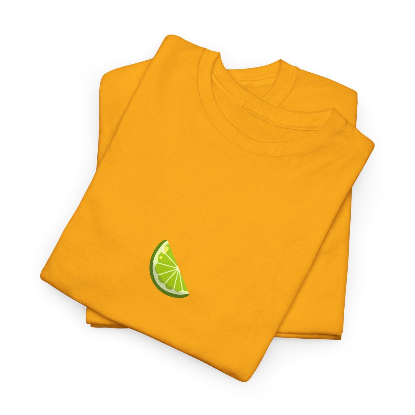 Minimal Lime Embroidered Tee – Fresh & Tangy Summer Shirt