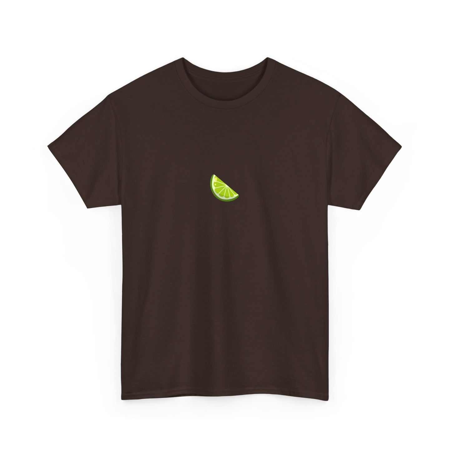 Minimal Lime Embroidered Tee – Fresh & Tangy Summer Shirt