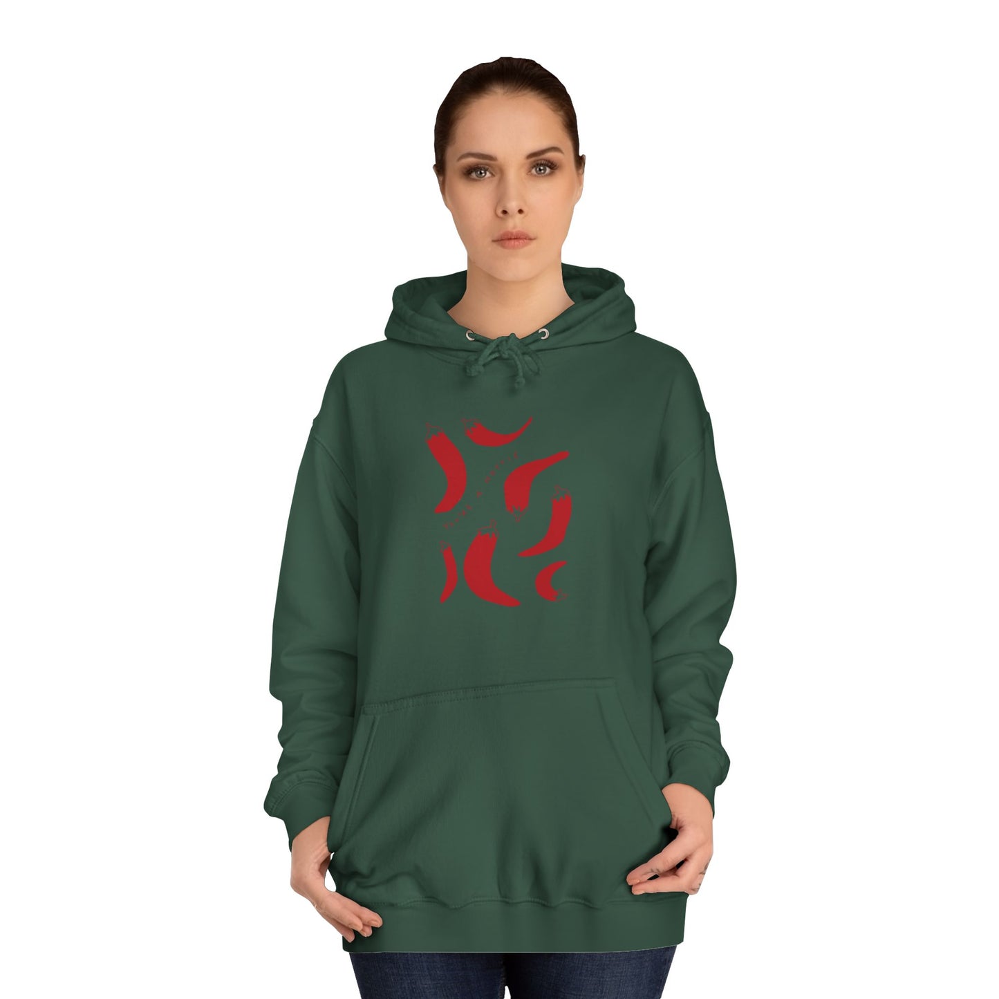Pepers College Hoodie - You are Hottie Design