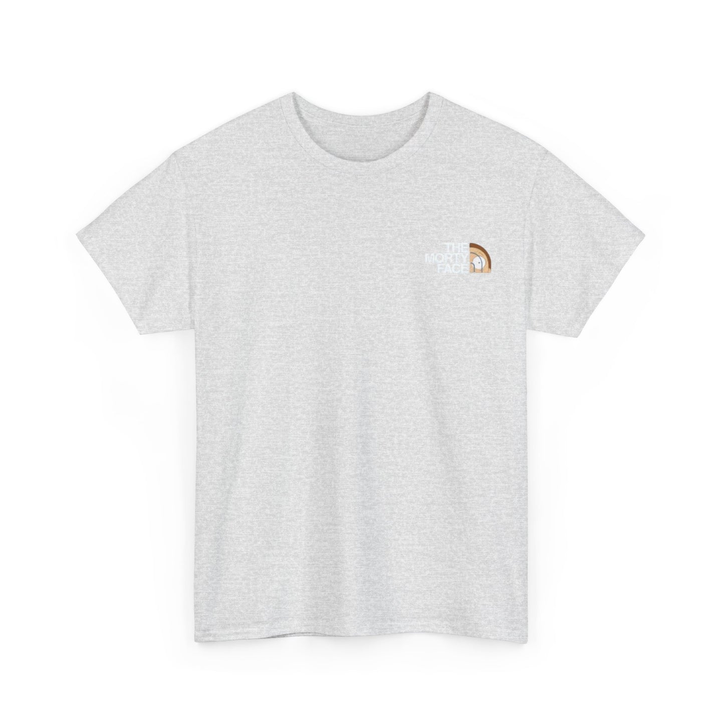 Funny T-Shirt Design - The Morty Face Unisex Heavy Cotton Tee