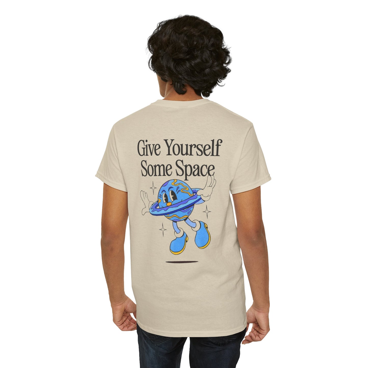 Cute Space Print Unisex Tee - Give Yourself Some Space Design