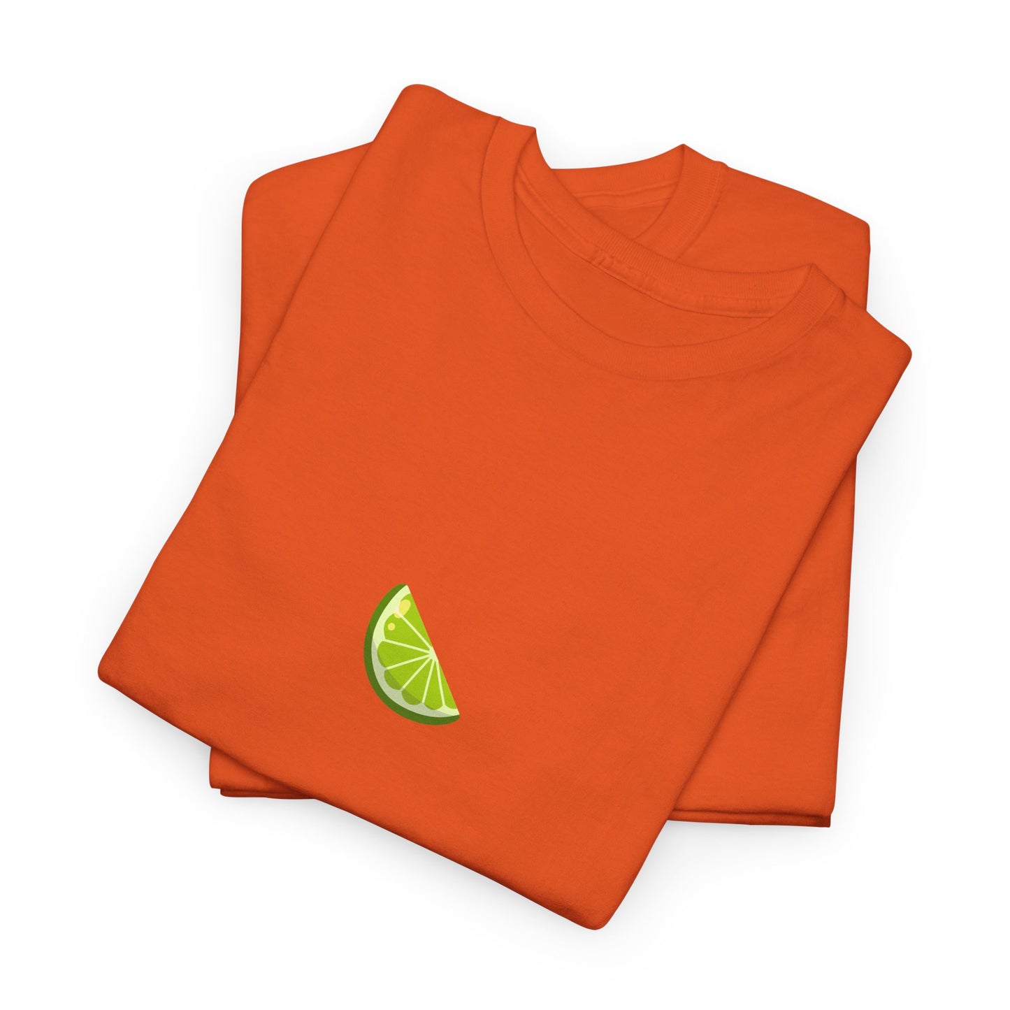 Minimal Lime Embroidered Tee – Fresh & Tangy Summer Shirt