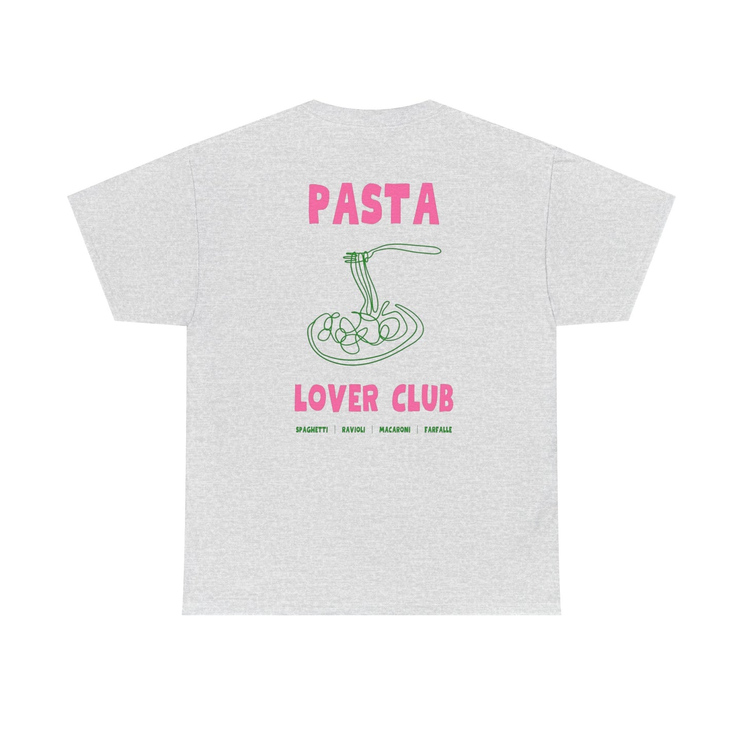 Cool Pasta Design T-Shirt - Pasta Lover Club Unisex Heavy Cotton Tee