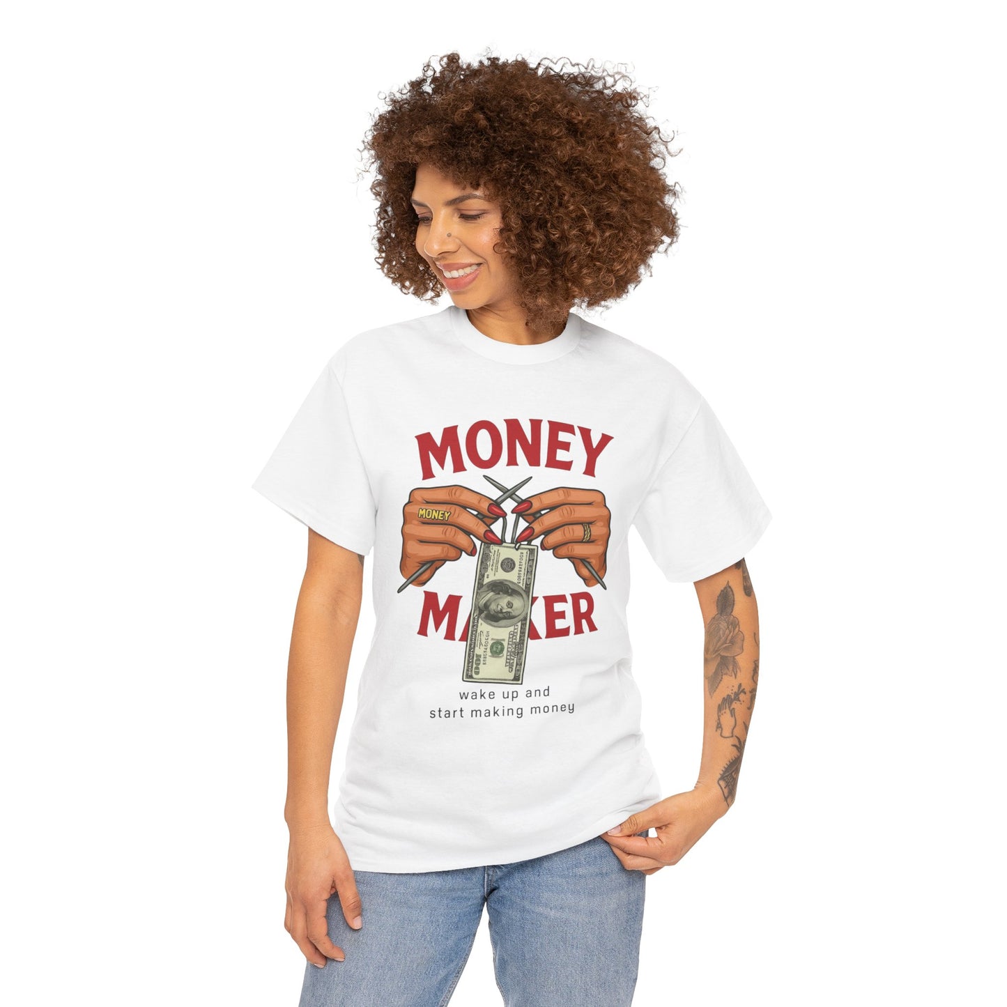 Manifesting Money Maker Tee - Unisex Cool Shirt Design