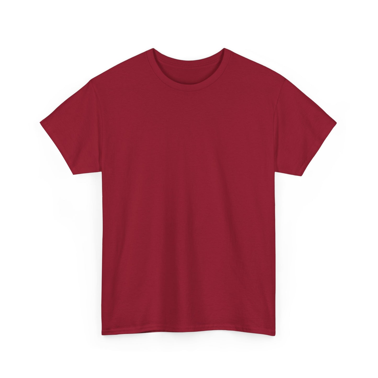 Unisex Heavy Cotton Tee - 'Certainty is An Illusion' Graphic Shirt with Butterfly & Cherries