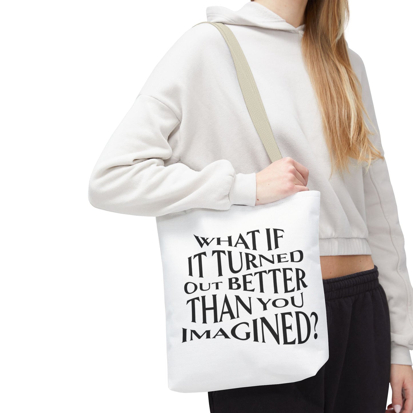 Cute & Minimalist Glass Design Tote Bag - What If It Turned Out Better Than You Imagined?