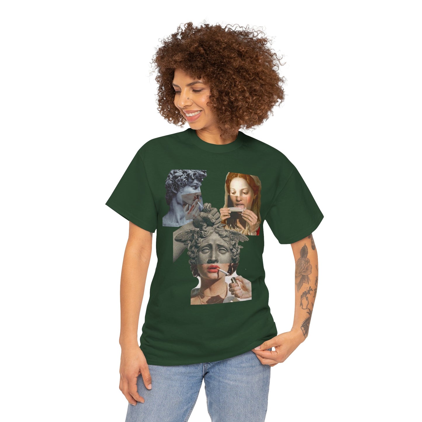 "High Renaissance, Higher Standards" Design Tee - Rolling Through the Ages Cool Shirt