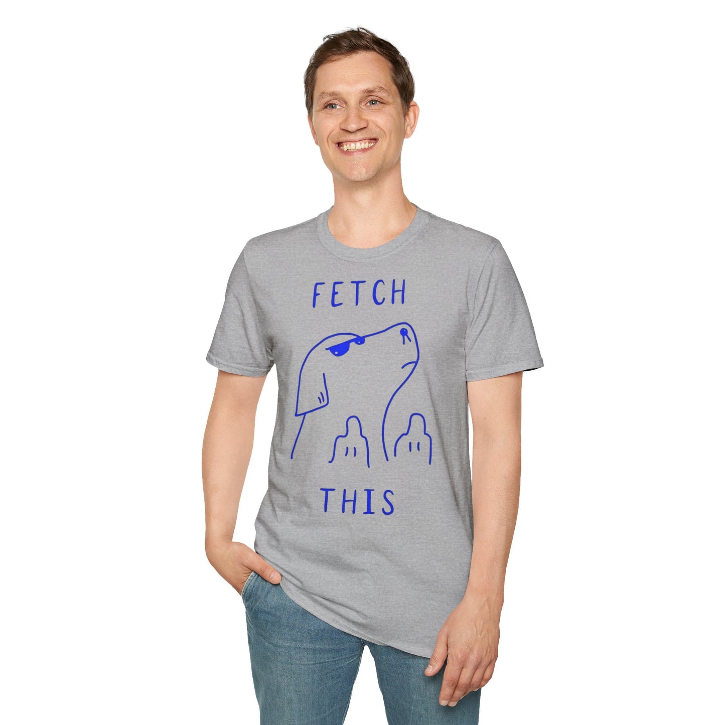 Dog Sunglass Unisex T-Shirt - Fetch This Cool Design