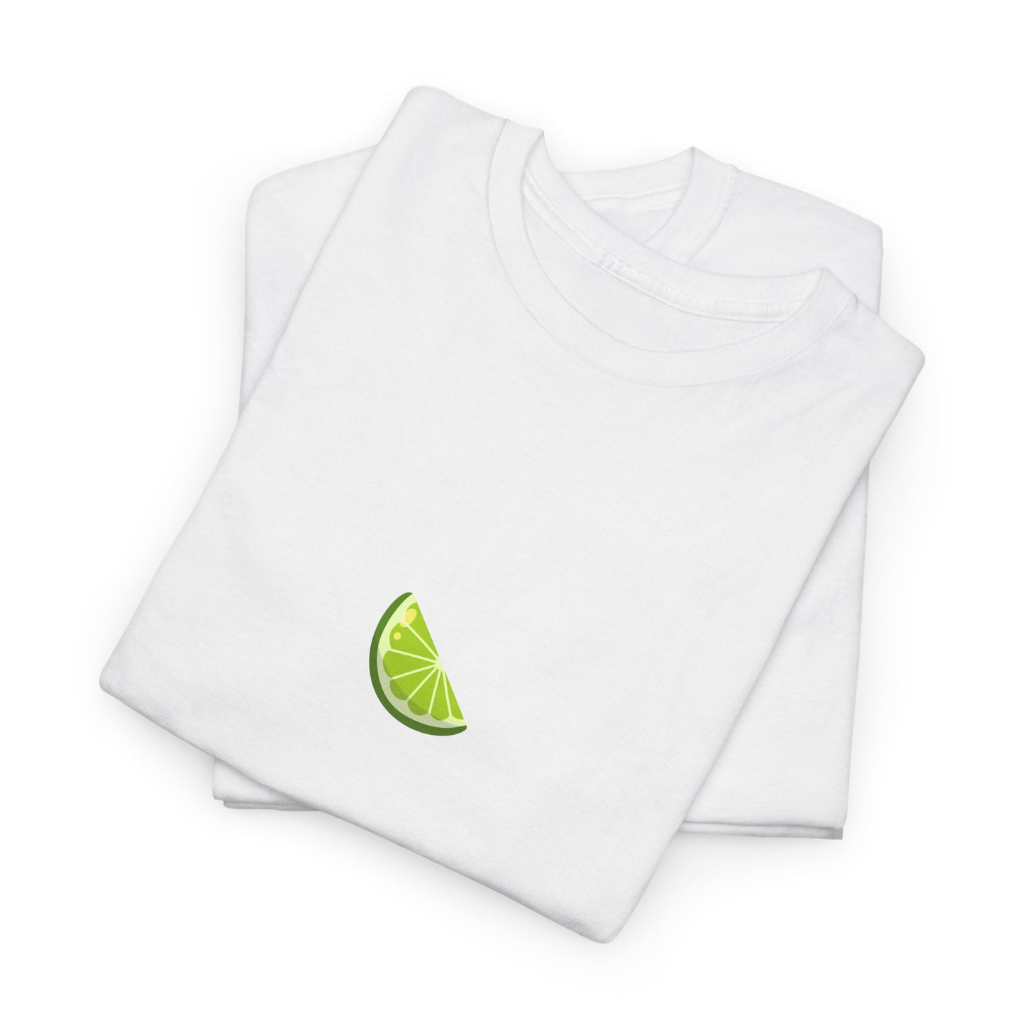 Minimal Lime Embroidered Tee – Fresh & Tangy Summer Shirt