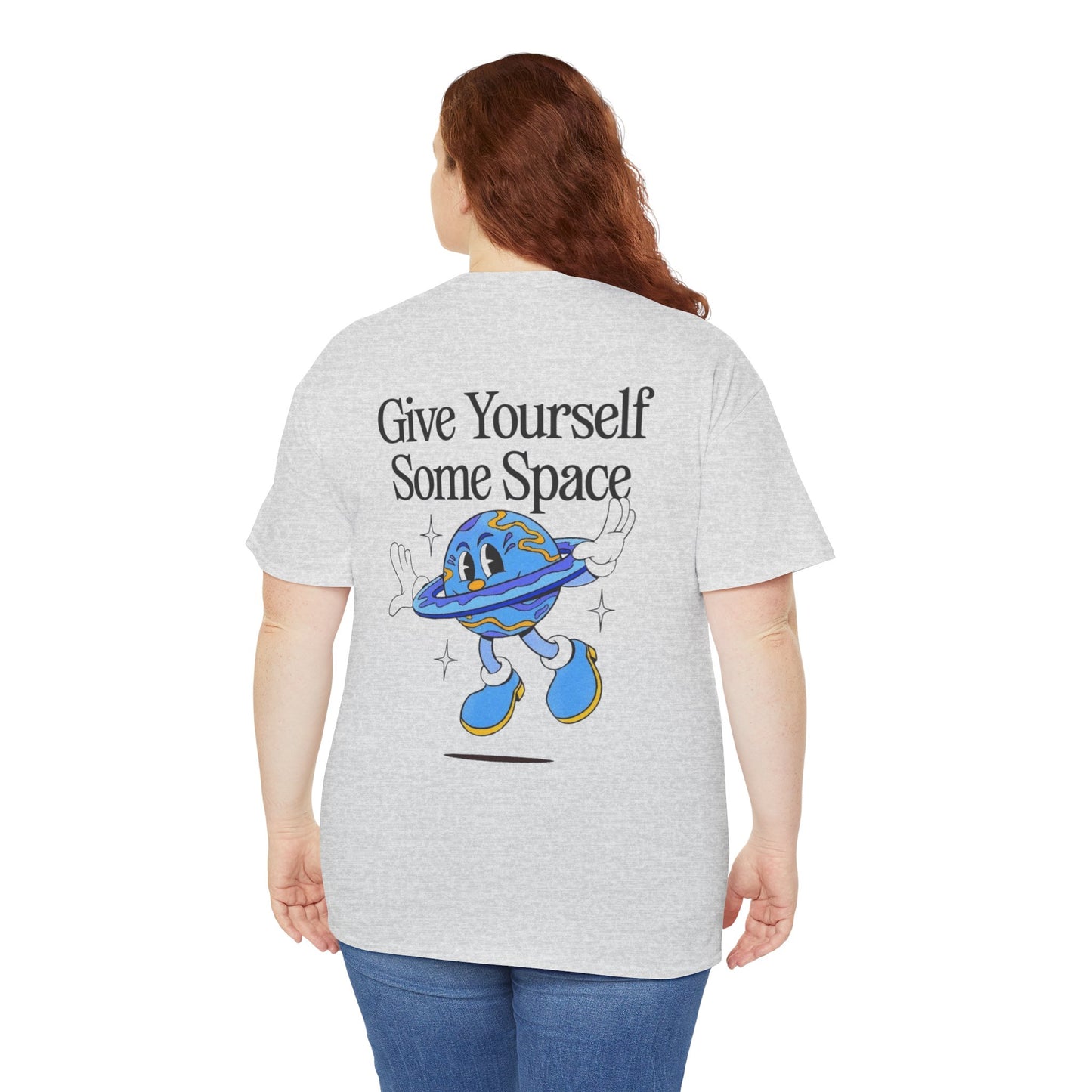 Cute Space Print Unisex Tee - Give Yourself Some Space Design