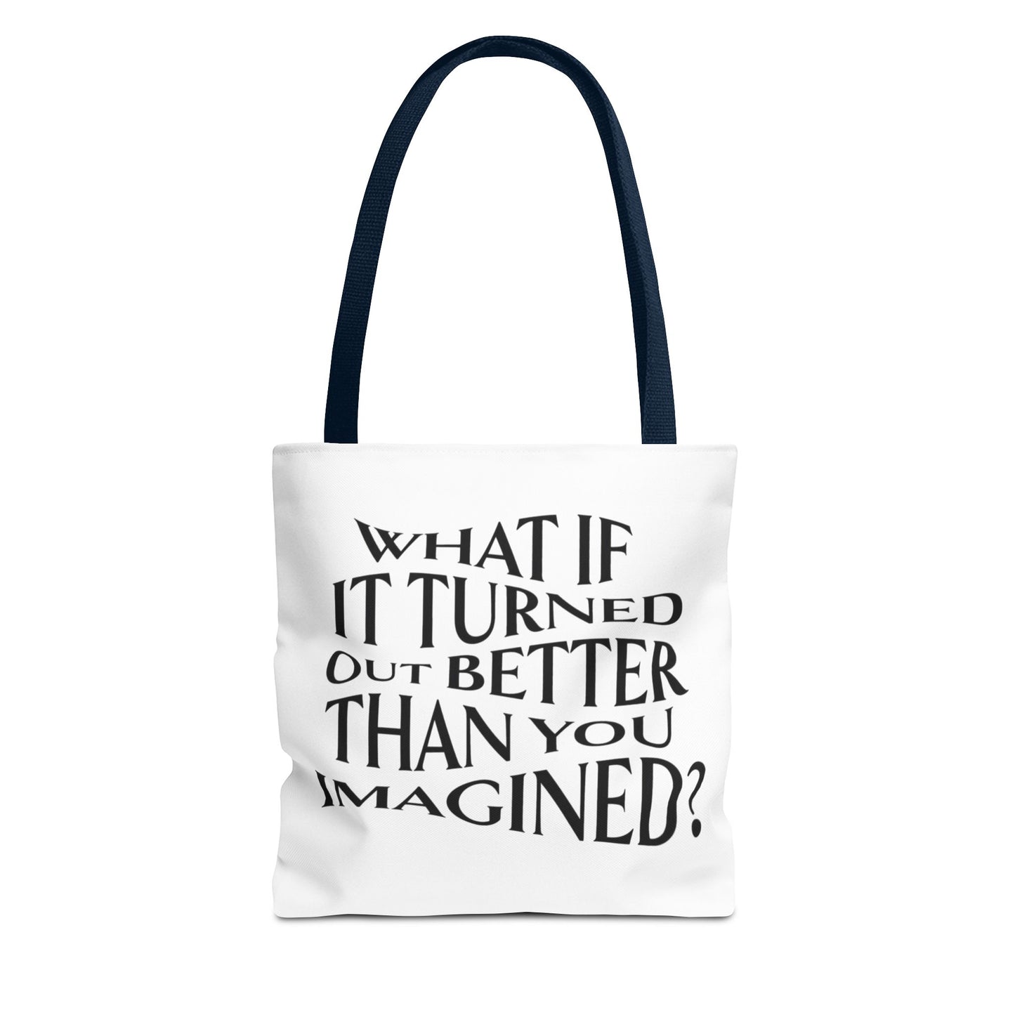 Cute & Minimalist Glass Design Tote Bag - What If It Turned Out Better Than You Imagined?