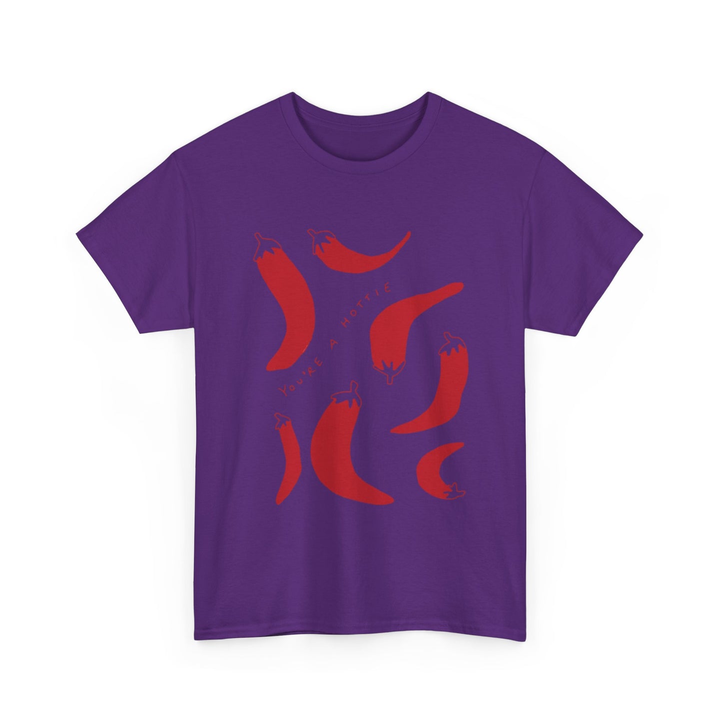 You are Hottie babe with Pepper Design - Unisex Cotton Tee